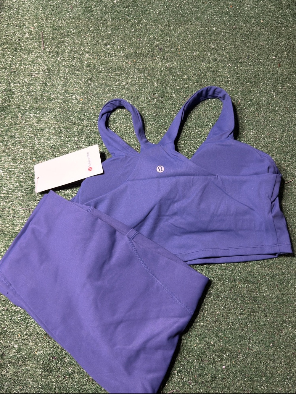 lululemon athletica Violet/Purple Sports Bra and Matching Skirt Set